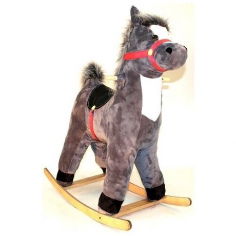 Качалка конь икар мягкая отделка Yaguar Toys
