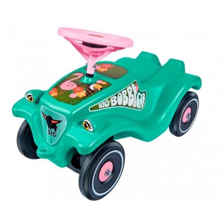 Каталка-толокар BIG Bobby Car Classic Tropic Flamingo (56118) зеленый