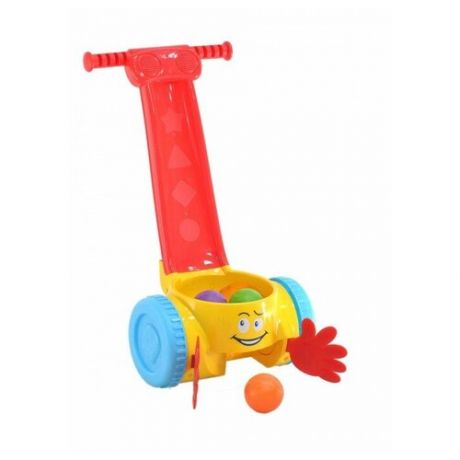 Каталка-игрушка everflo Funny Hands (HS0399632) красный/желтый/голубой