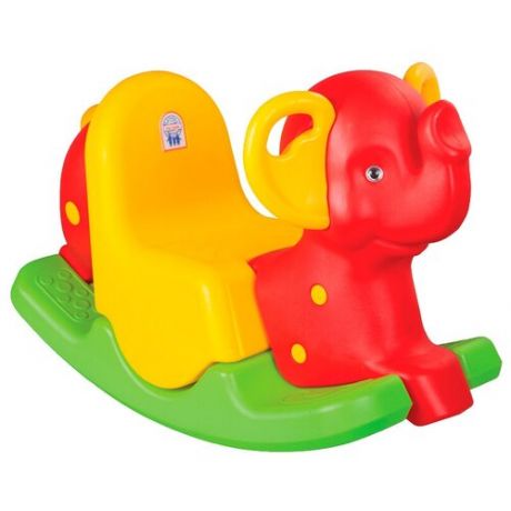 Качалка pilsan Happy Elephant 6165 красный/желтый/синий