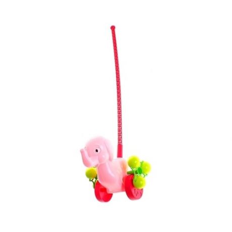 Каталка-игрушка Росигрушка Розовый Cлоненок (9272)