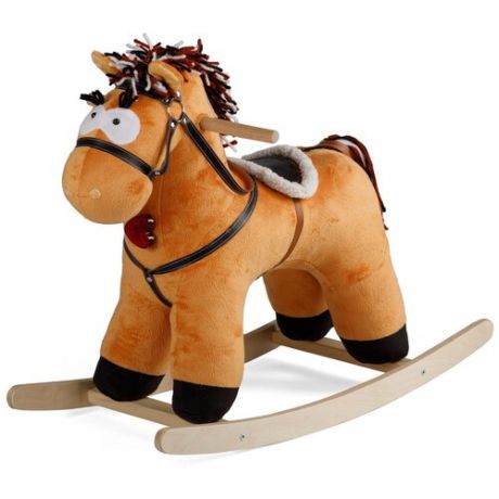 Качалка Конь Свэн не музыкальная, цвет коричневый тутси 6709870 .