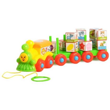 Каталка-игрушка Zabiaka Пушистый рейс 3685393 многоцветный