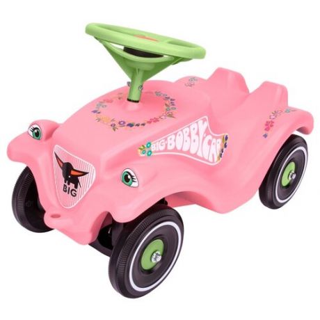Каталка-толокар BIG Bobby Car Classic Flower (56110) розовый