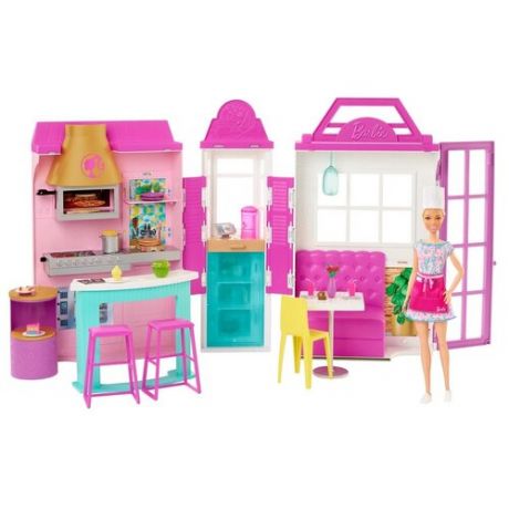 Игровой набор BARBIE HBB91 Гриль-ресторан (с куклой)