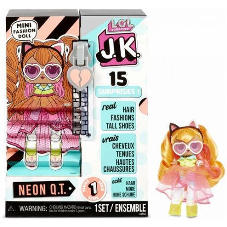 Кукла L.O.L. Surprise! J.K. Mini Fashion Doll - Neon Q.T., 570776