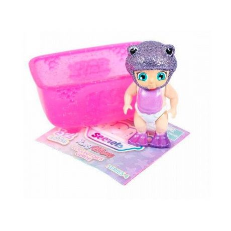 Baby Secrets, коллекционная куколка в ванной, серии Itzy Glitzy, 13 видов, цена за 1 штуку ABtoys (АБтойс) 78057-0436/1