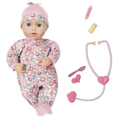 Интерактивная кукла Zapf Creation Baby Annabell Милли чувствует себя лучше 43 см 701-294