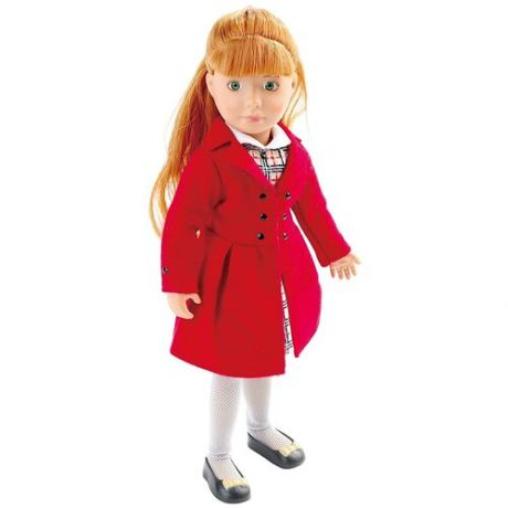 Кукла Хлоя в красном пальто, шарнирная Kruselings 0126876