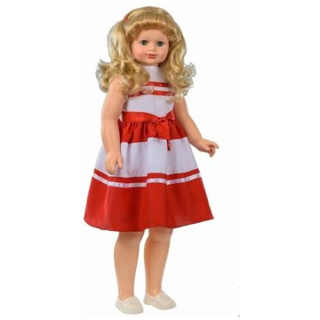 Кукла Снежана в красно-белом платье, 83 см В2019/о/С2019/о