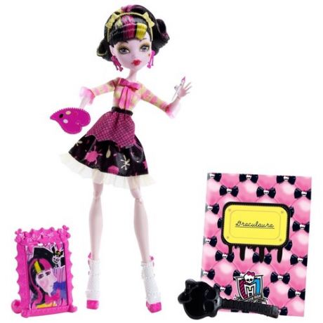 Monster High Mattel Кукла Дракулаура из серии Арт Класс, Монстр Хай