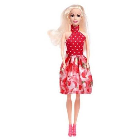 Market-Space Кукла-модель «Сара» в платье, микс