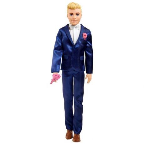 Кукла Mattel Barbie Кен "Жених" в свадебном костюме GTF36