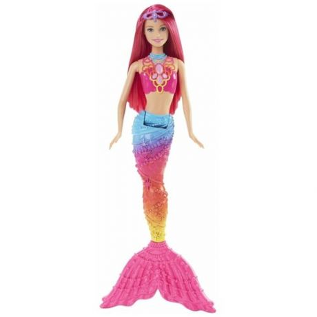Кукла Barbie Радужная русалочка Rainbow Fashion, 29 см, DHM47