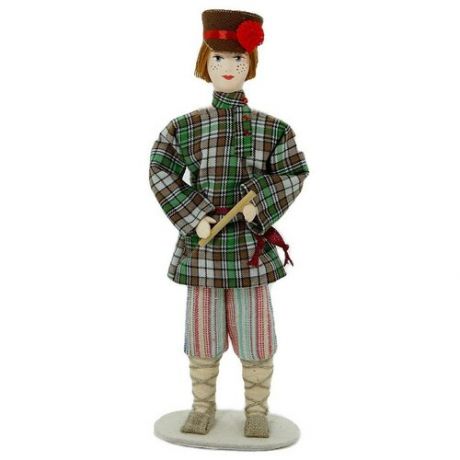 Кукла коллекционная фарфоровая Тимоня. Мальчик-пастушок.