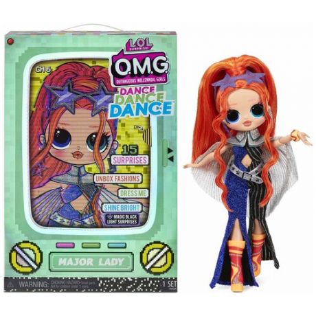 Игрушка L. O. L. Surprise Кукла OMG Dance Doll- Major Lady 117889