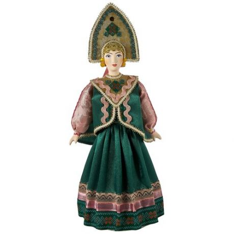 Кукла Потешный промысел Русский народный костюм с душегреей, 29 см, 1141