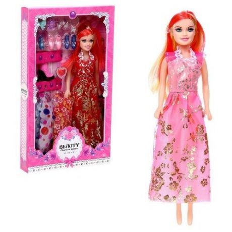 Кукла-модель «Арина» с набором платьев, обувью и аксессуарами