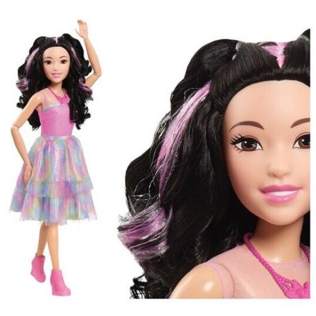 Кукла Barbie Стильная Подружка Черные волосы 70 см