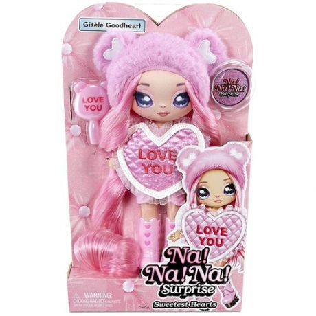 На На На Сюрприз Валентинки - Gisele Goodheart (Na! Na! Na! Surprise Pink Heart Bear Gisele Goodheart doll)