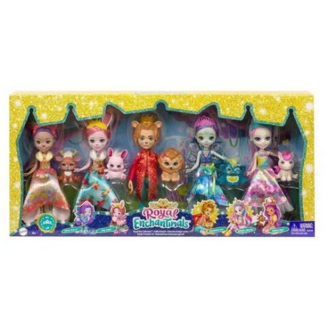 Игровой набор Mattel Enchantimals Королевские друзья (куклы с питомцами)