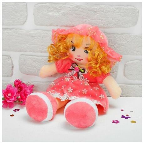 Мягкая кукла «Девчушка юбочка в цветочек», цвета микс
