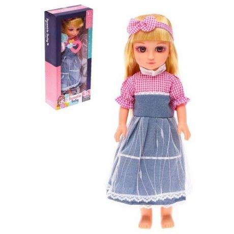Кукла классическая "Маша" 41 см со светом, англ. озвучка, в платье