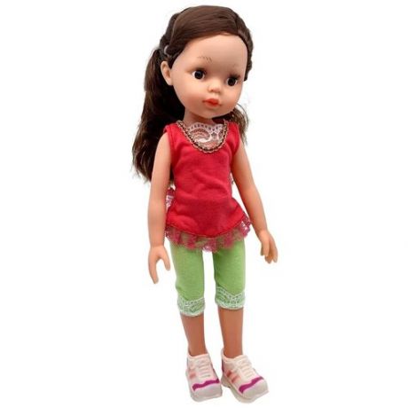 Кукла BLT для девочки звуковая принцесса модель брюнетка в кедах