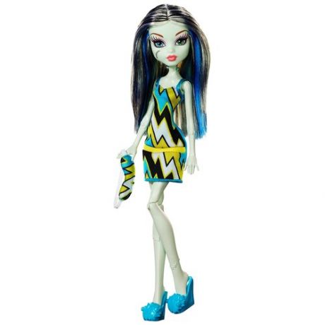 Кукла Monster High Пижамная вечеринка Фрэнки Штейн, 27 см, DPC42
