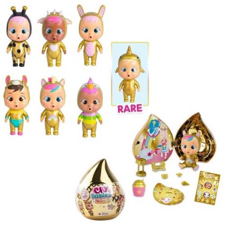 Кукла IMC Toys Cry Babies Magic Tears GOLDEN EDITION Плачущий младенец с домиком и аксессуарами 7 видов, цена за 1 штуку IMC Toys 93348