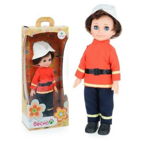 Кукла детская Весна Пожарный, 30 см