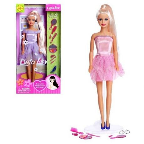 Defa Lucy Кукла- модель "Принцесса" в платье, с аксессуарами, микс