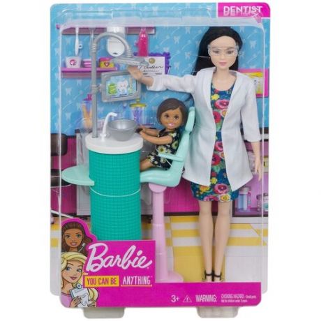 Игровой набор Barbie Профессии, 29 см, DHB63 стоматолог 2