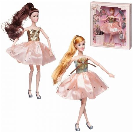 Кукла Junfa Atinil Мой розовый мир в платье со звездочками на юбке, 28см Junfa WJ-21546