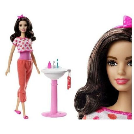 Кукла Барби Barbie Ванная комната игровой набор