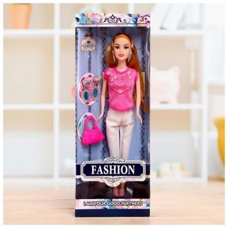 Кукла-модель «Жанна» с аксессуарами, микс