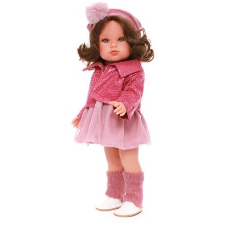 28121 Кукла модель Дженни в розовом, 45 см, виниловая