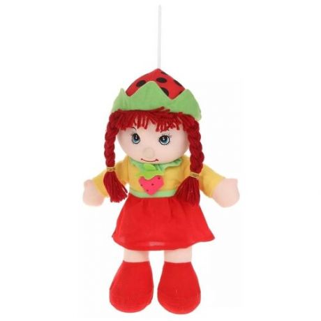Кукла Наша игрушка мягконабивная, озвуч 35 см M0943