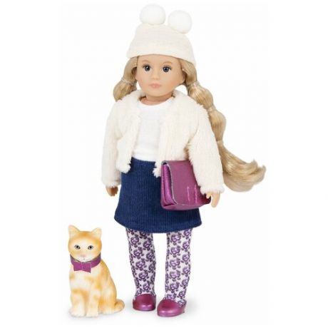 Кукла 15 см Lori Лилит с кошкой Кловер L31099