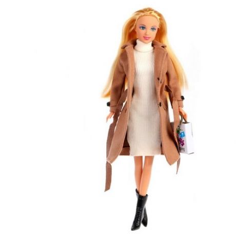 Кукла Defa Lucy Осенняя коллекция в пальто, 29 см, 8419a