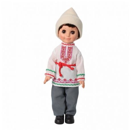 Кукла Весна Мальчик в марийском костюме, 30 см, В3917
