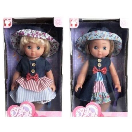 Кукла в платье и шляпке, 25 см, 2 вида, цена за 1 штуку JUNFA YL1702CT-A