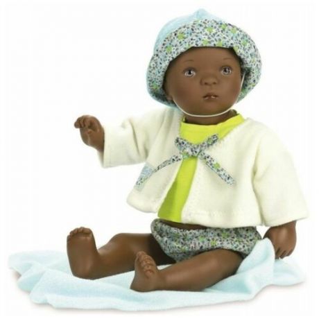Petitcollin Petitcollin Виниловая кукла Петитколлин Бибишу - Тедди (35 см). В оригинале Petitcollin Doll Bibichou Baby 35 cm Teddy
