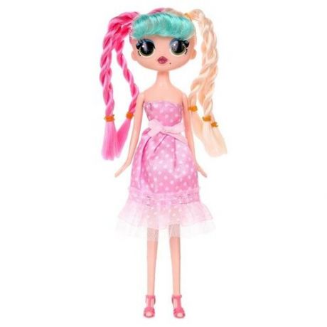 Кукла модная «Мультяшка» в платье, с аксессуарами, микс