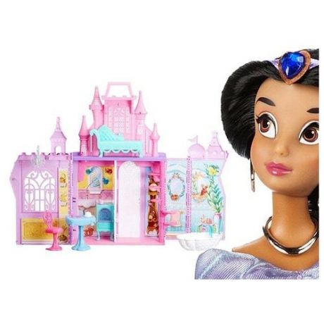 Замок для кукол Disney Princess, 13 аксессуарами, 5 комнат
