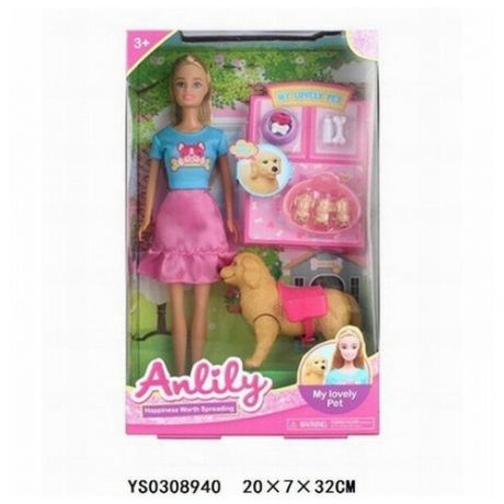 Кукла 99278 Anlily рождение щенков в коробке