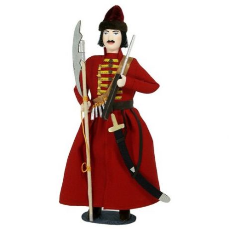 Кукла коллекционная фарфоровая Стрелец 17 век. Русь