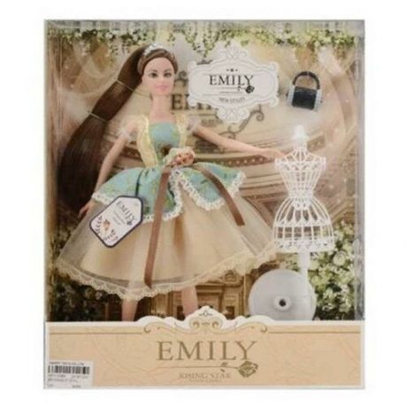 Кукла Emily Летняя серия, с клатчем, манекеном и аксесс. 30 см ABtoys QJ078C