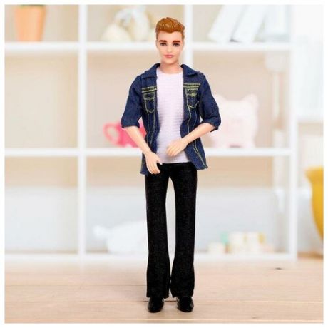 Кукла модель «Кен» в костюме, шарнирный