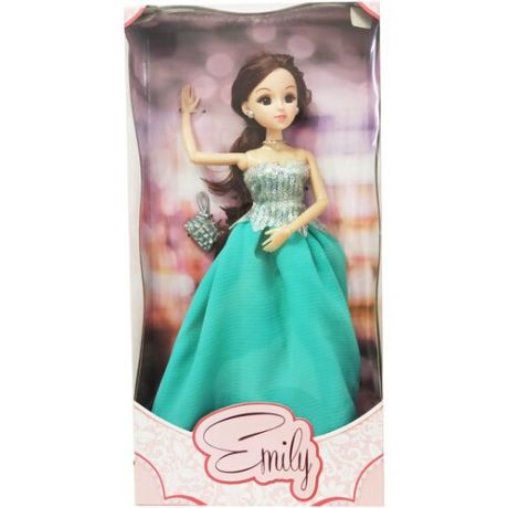 Кукла Эмили в бальном платье 29см шарнирная Fanky Toys / Кукла модель Emily